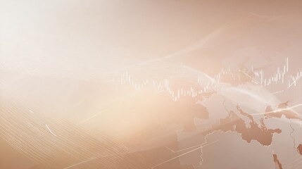 A soft, abstract background featuring faint graphs and outlines of Europe, suggesting themes of finance, technology, and data visualization.