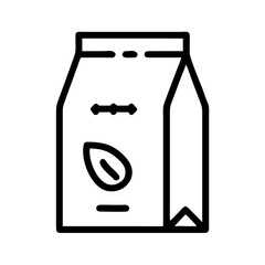 Packaging of coffee beans in a minimalist design  