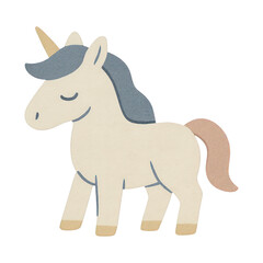 Fototapeta premium PNG Cute whimsical unicorn illustration.
