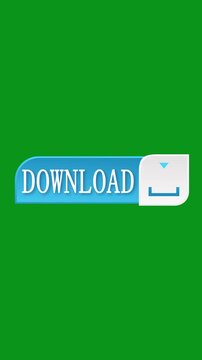 Download and Upload button animation on green background. Full HD. 4K