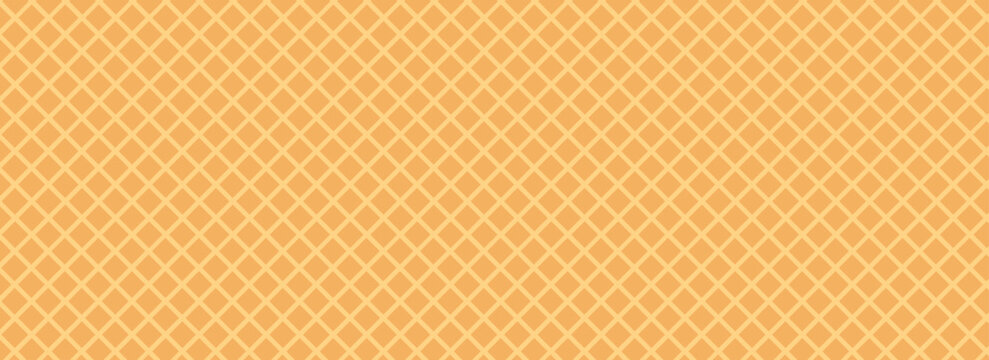 Seamless background pattern texture wafer waffle. Ice cream cone vector texture.Eps10