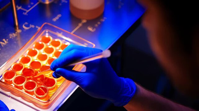  Scientist Analyzing Samples in Laboratory
