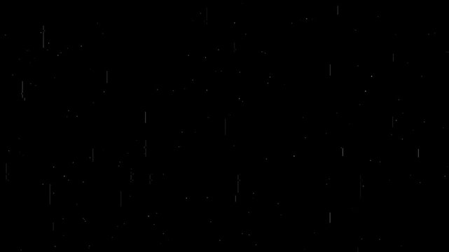 Minimal Vertical Film Scratches Rain Animation with Dust Particles, Retro Grain Overlay, Damaged Old Movie Texture, Analog Cinema Effect, Seamless Loop Motion Graphics, and Subtle Jitter Noise