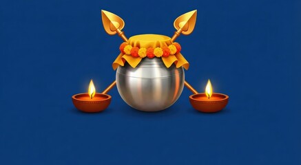 Thaipusam festival background illustration.