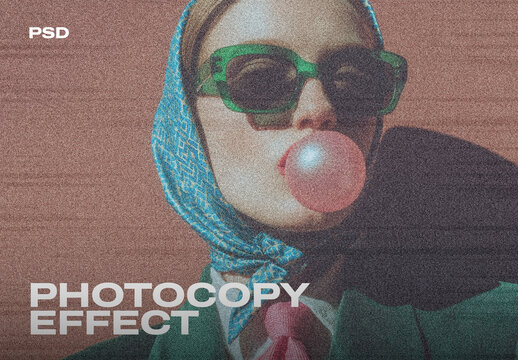 Photocopy PSD Photo Effect