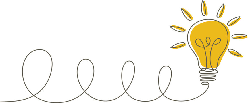 Creative Idea Light Bulb Concept Illustration