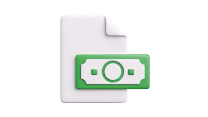 Money and Document Icon