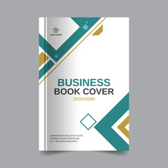 Premium Business Identity Book Cover Template for Flyer, Brochure, Magazine, and Corporate Poster
