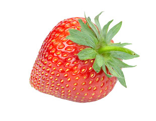 strawberry on white background