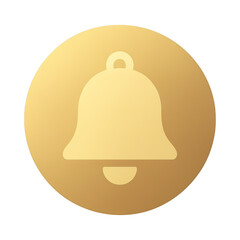 PNG Golden bell notification icon
