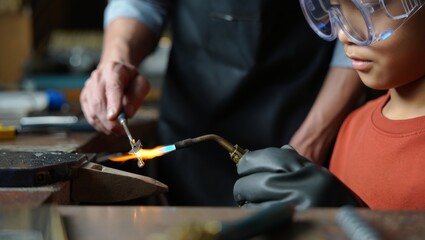 Jewelry crafting workshop master class: hands-on learning experience