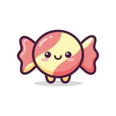 Obraz premium Adorable Cartoon Candy Character Illustration