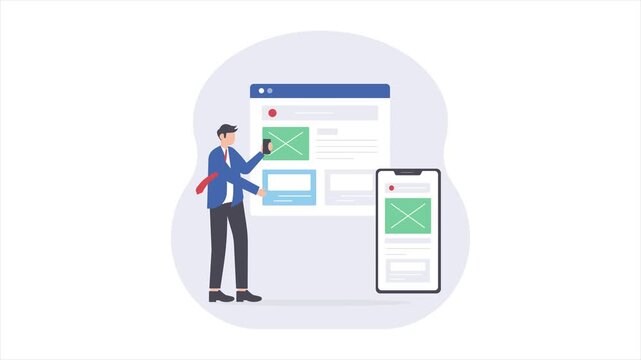 Adaptive Design 2D Animation MP4 File 