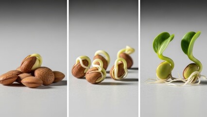 Seed Germination Stages - A Visual Journey of Growth and Development.