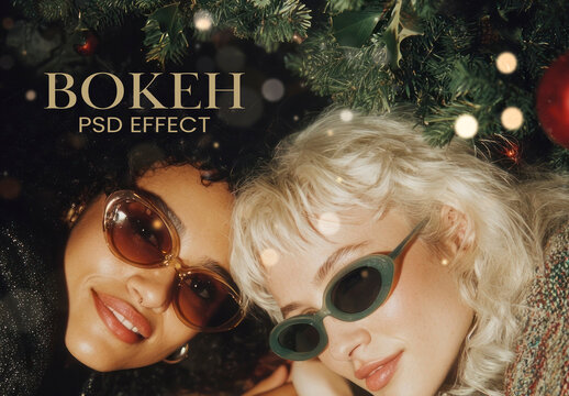 Bokeh PSD Photo Effect
