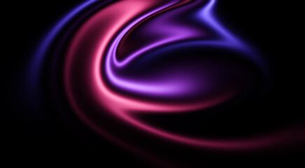 Abstract background with a sharp diagonal beam of glowing purple and magenta light. Minimalist futuristic design with a smooth neon gradient on a black background.