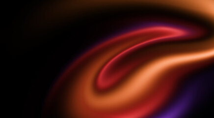 Sophisticated abstract background with deep orange liquid folds and subtle purple shadows. Elegant 3D fluid dynamics with a warm glow and professional cinematic lighting.