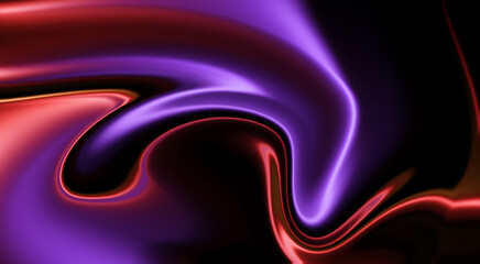 Dynamic purple and red liquid swirl background. High-contrast abstract wave pattern with metallic gloss and futuristic aesthetics.