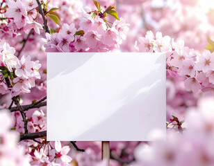 SAKURA MOCK UP サクラ　看板