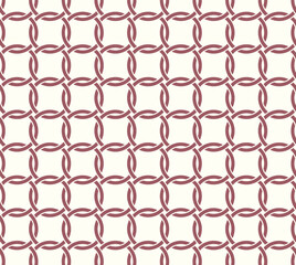 Fototapeta premium Seamless Interlocking Chain Link Pattern Vector Art