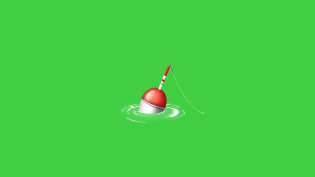Animated fishing hook movement designed for fishing games, tutorials, or outdoor activity visuals.
