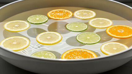 harmony of lime and lemon in one shade