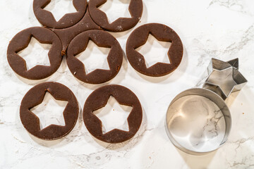 Chocolate Star Cutout Cookie Batch