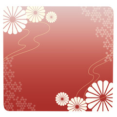 華やかな和風背景