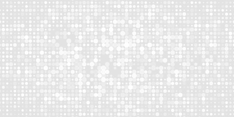 Dot white gray wave light technology texture background. Abstract big data digital concept. 3d rendering.