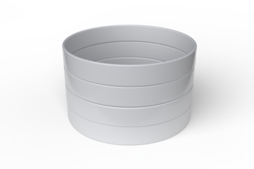 Blank white silicone wristbands mockups isolated on background. Empty event wrist bands plastic event bracelet for festival access, admission control, hand entrance event, wristlet, concert armlet