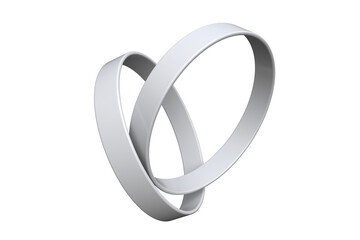 Blank white silicone wristbands mockups isolated on background. Empty event wrist bands plastic...