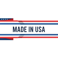 Fototapeta premium Made in USA Label