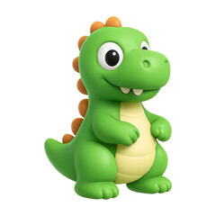 Fototapeta premium PNG Cute cartoon dinosaur toy