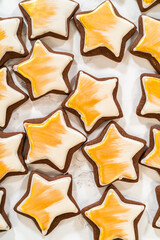 Perfectly Icing Star Cookies with Royal Icing