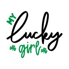 My Lucky Girl SVG 