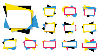 Geometric Vector Frames Collection