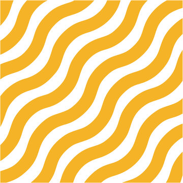 Abstract yellow diagonal wavy lines