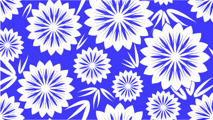 seamless background with flowers