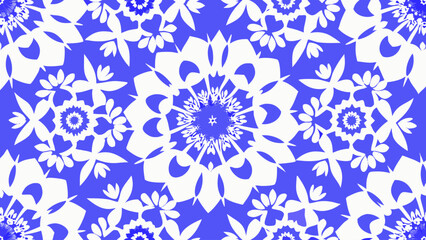 seamless pattern with flowers