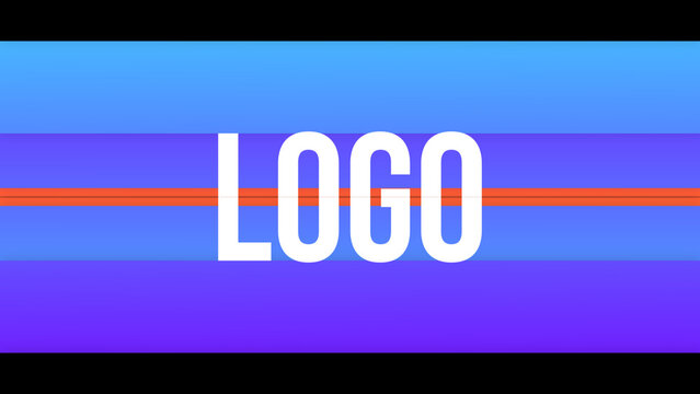 Logo Transition 4 Slide Horizontal Out