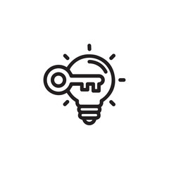 key idea single icon
