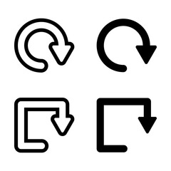 UI向けの矢印アイコン