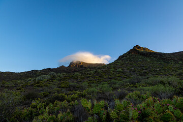 Mount Roque del Conde. View of the volcano. Tenerife, Canary Islands.