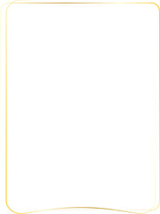 Obraz premium Elegant Golden Border Design