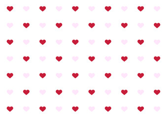 シンプルなハート柄のバレンタイン背景