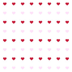 シンプルなハート柄のバレンタイン背景