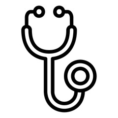 병원 진료 상담 아이콘. 병원 아웃라인 아이콘