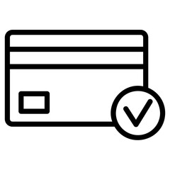 결제 아이콘. 병원 아웃라인 아이콘