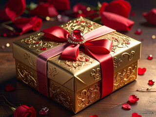 red gift box