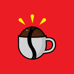Morning Energy Coffee Cup Logo.eps